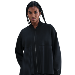 Women's - Nike NSW Pleated Jacket - Black/Sail