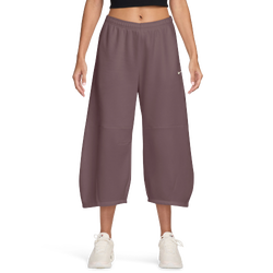 Women's - Nike Phoenix Barrel Leg Pants - Tattoo/Sail