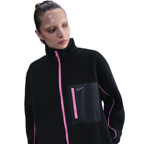 Nike NSW Sherpa Logo Jacket - Nike Black