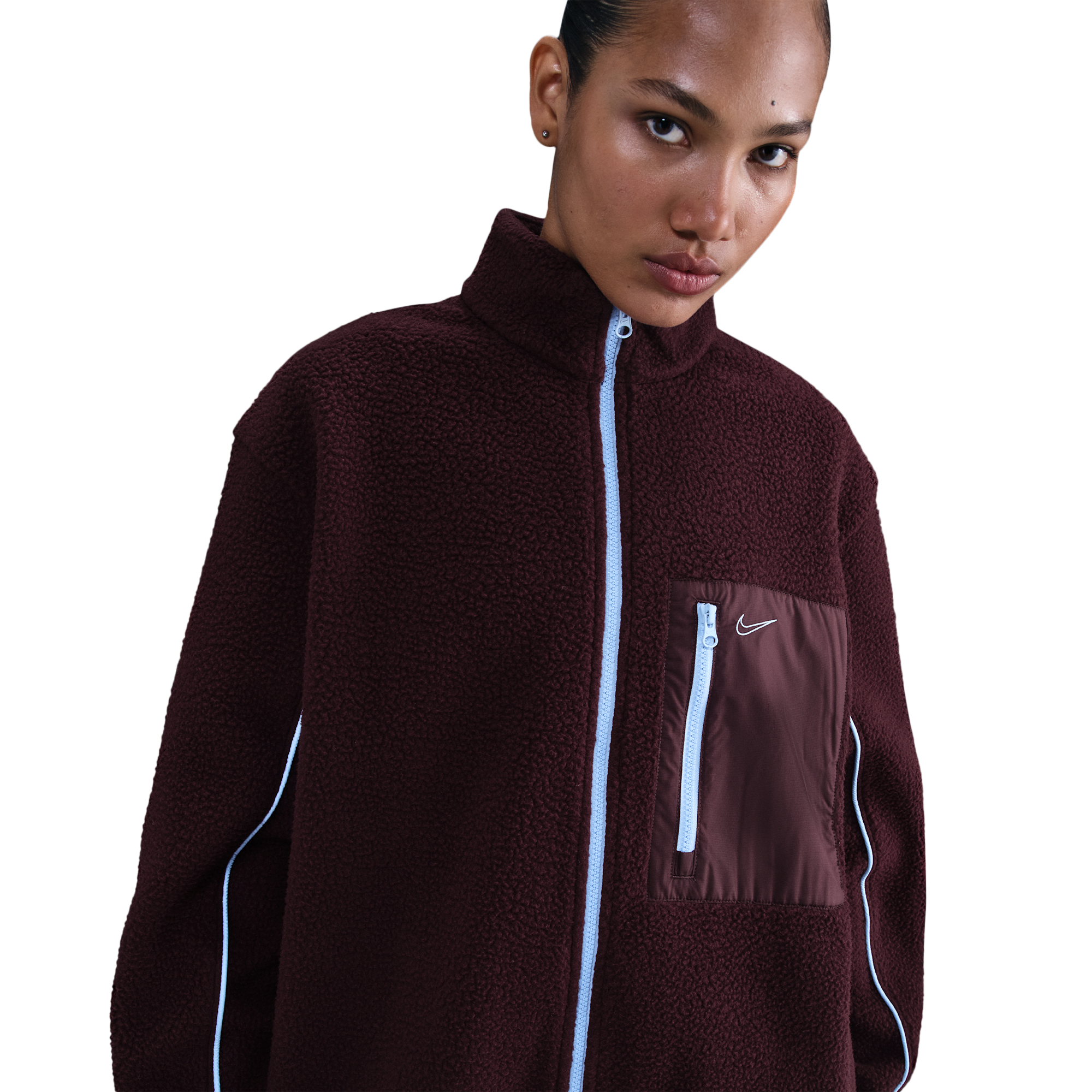 Nike NSW Sherpa Logo Jacket - Women's | Foot Locker