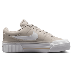 Women's - Nike Court Legacy Lift - White/Phantom/Lt Orewood Brown