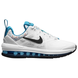 Boys' Grade School - Nike Air Max Genome - White/Black/Imperial Blue