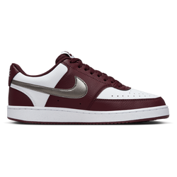 Women's - Nike Court Vision Lo NN - White/Mtlc Pewter/Burgundy Crush