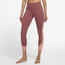 Nike NY Dri-FIT High Rise 7/8 Novelty Tights - Women's Russet