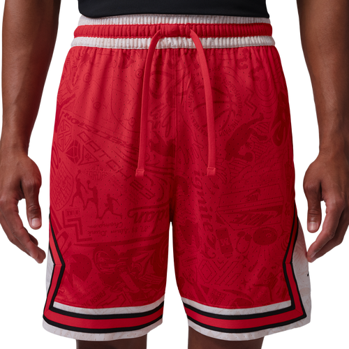 - Jordan Dri-FIT Sport Printed Diamond Shorts - Red
