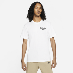 Men's - Nike Short Sleeve Optimist T-Shirt - White/Black