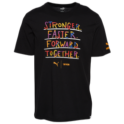 Men's - PUMA Trevor Project T-Shirt - Black/Multi Color
