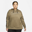 Nike Therma Camo Fleece Hoodie Plus - Women's Olive