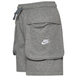 Boys' Grade School - Nike Club Cargo Shorts - Grey/White