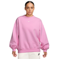 Nike Studio Oversized Fleece Crew - Nike Pink Rise/Sail