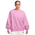 Nike Studio Oversized Fleece Crew - Women's Pink Rise/Sail