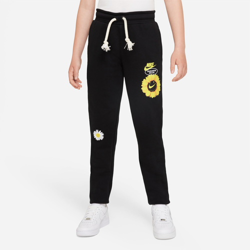 

Nike Boys Nike HBR Statement Fleece Pants - Boys' Grade School Black/Teal Size XL