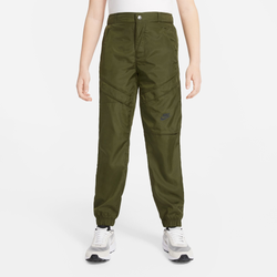 Boys' Grade School - Nike Woven Utility Pants - Black/Green