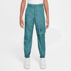 Boys' Grade School - Nike Woven Utility Pants - Mineral Teal/Black