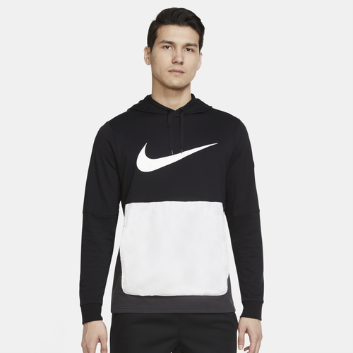 

Nike Mens Nike Therma Fleece Full-Zip SC 1 - Mens Black/White/White Size S