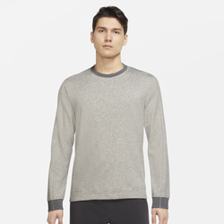 Men's - Nike NY Core Crew Top - Gray Heather/Iron Gray