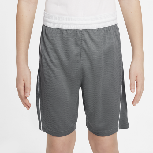 

Nike Boys Nike Dri-Fit BBall League Shorts - Boys' Grade School Smoke Grey/White/White Size M