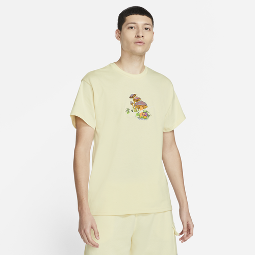 

Nike Mens Nike Max 90 T-Shirt - Mens Beige/White Size M