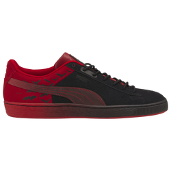 Men's - PUMA SUEDE Batman - Black/Barbados Cherry
