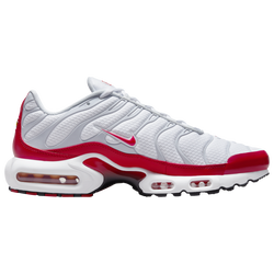 Men's - Nike Air Max Plus  - White/Red/Grey