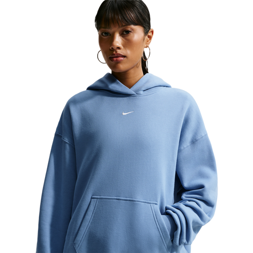 Nike Studio Fleece Oversized Crew - Nike Work Blue/Sail