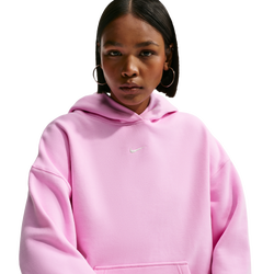 Women's - Nike Studio Fleece Oversized Crew - Pink Rise/Sail
