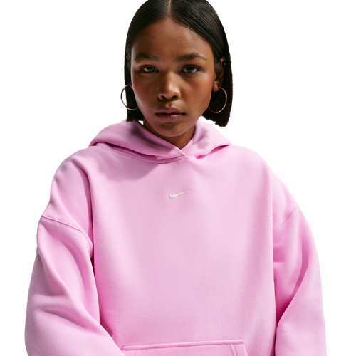 Nike Studio Fleece Oversized Crew - Nike Sail/Pink Rise