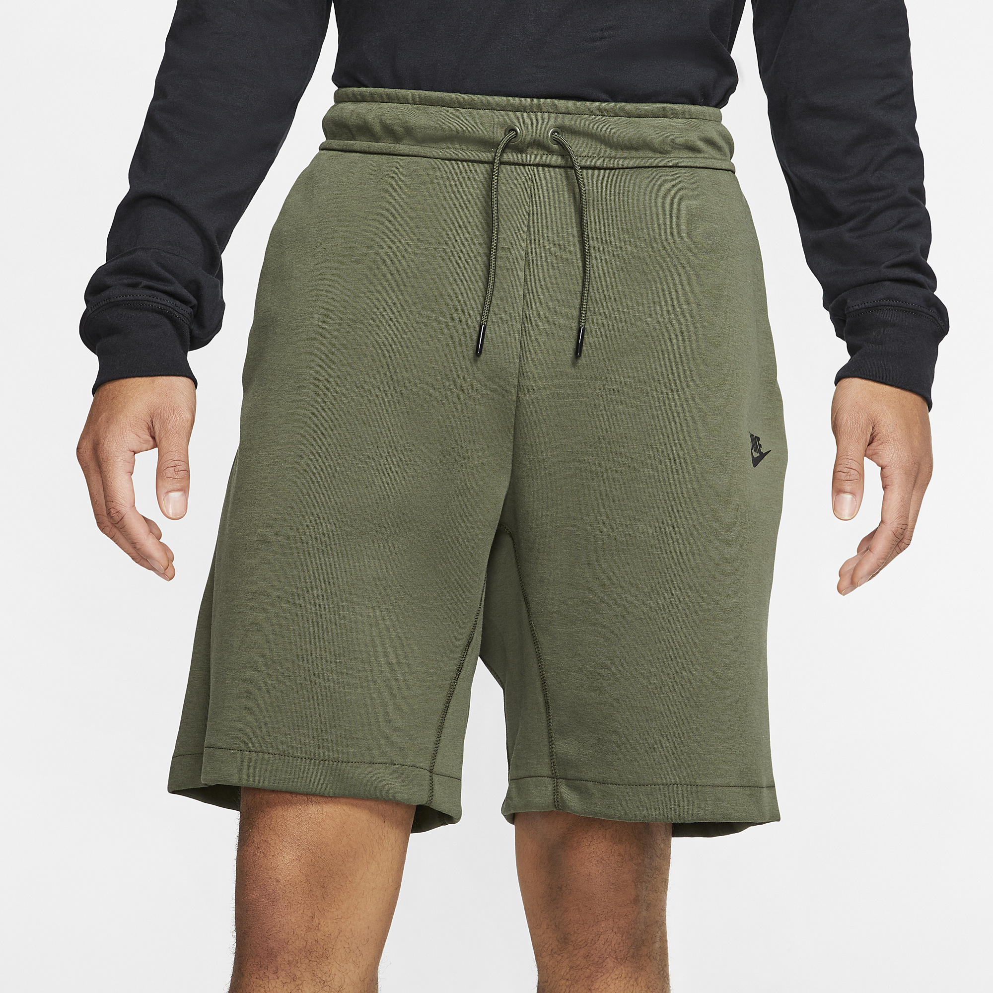 nike sweatpant shorts mens
