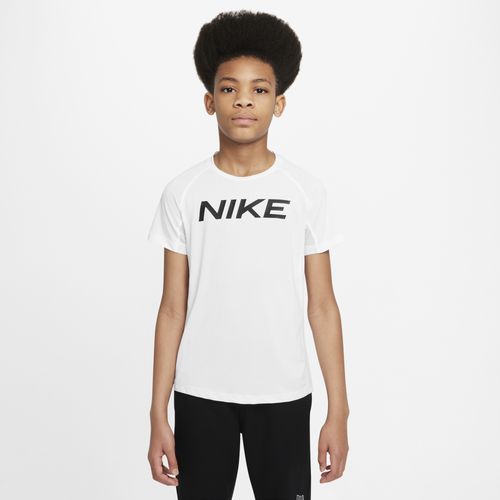 

Nike Boys Nike Dri-Fit Short Sleeve Top - Boys' Grade School White Size M