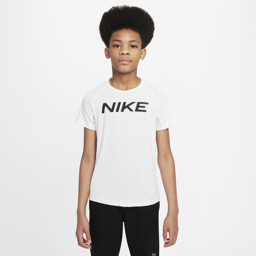 Nike Kids' Boys  Dri-fit Short Sleeve Top In White
