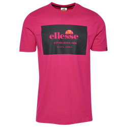 Men's - Ellesse Grosso T-Shirt - Pink/Black