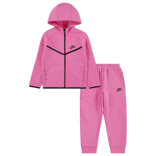 Nike Girls   Tech Fleece Full-zip Set In Multi