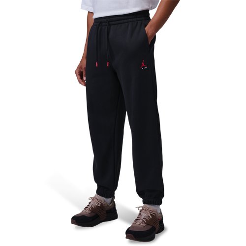  - Jordan Brooklyn St Fleece Cuff Pant BB - Black/University Red