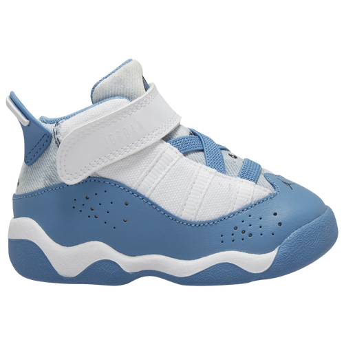 

Jordan Boys Jordan 6 Rings - Boys' Toddler Basketball Shoes White/Dutch Blue Size 05.0