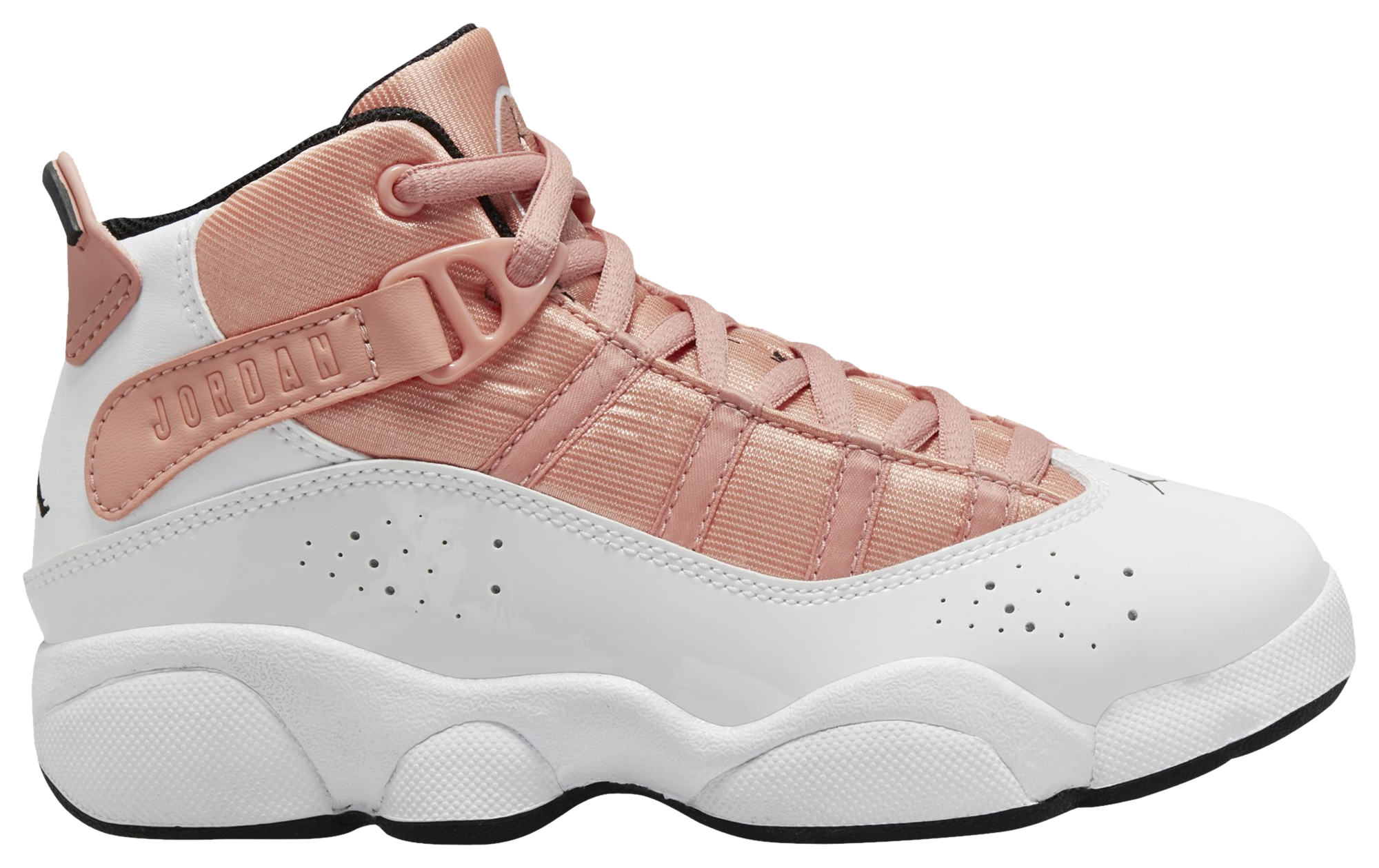 jordan 6 rings pink and white