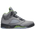 Jordan Retro 5 - Men's Silver/Green/Grey