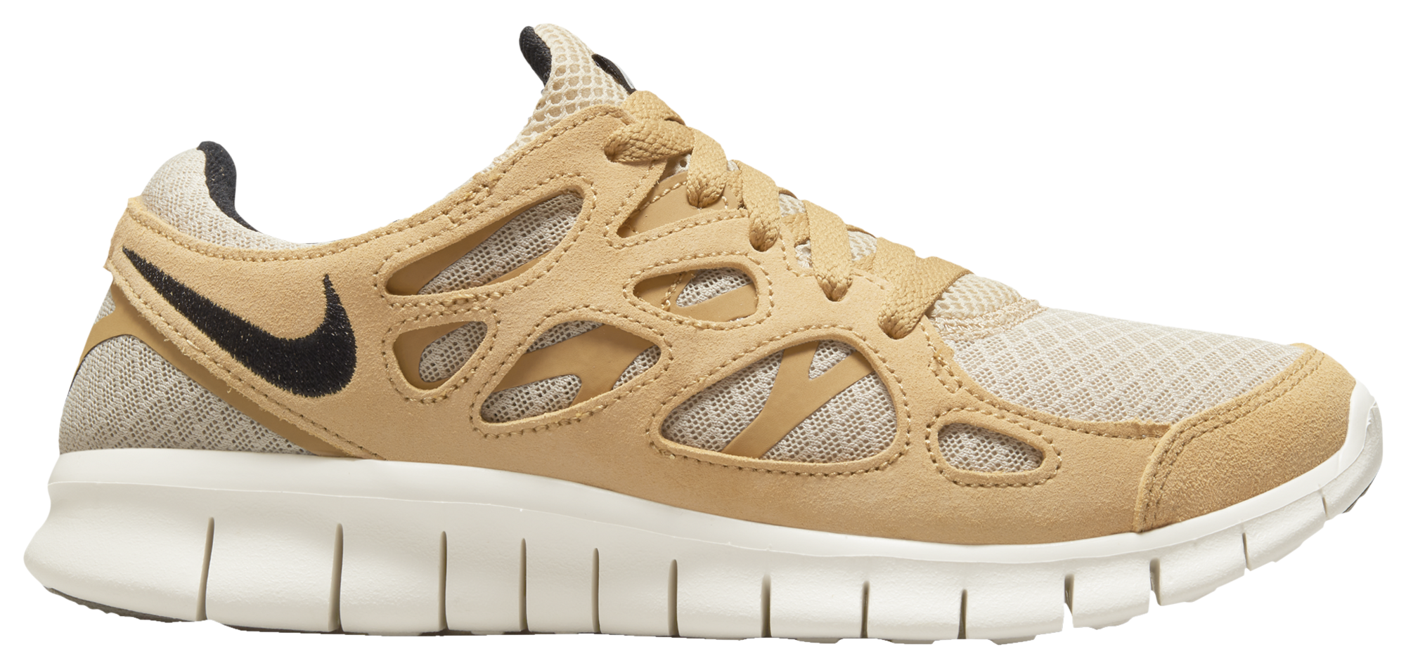 nike free rn black and gold