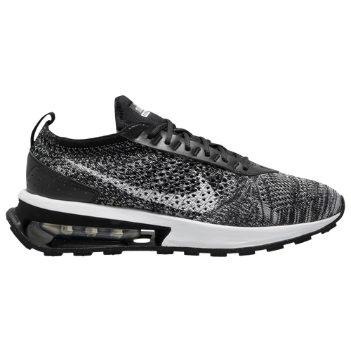 Womens Air Max Flyknit Racer In Black/white