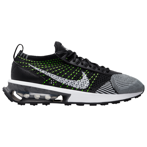 WOMENS - Nike Air Max Flyknit Racer - Black/White Volt