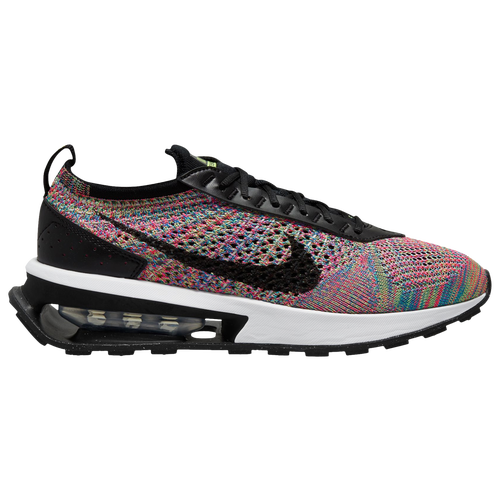 Shop Nike Womens  Air Max Flyknit Racer In Green/black