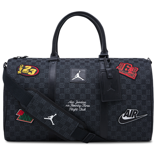  - Jordan Monogram Duffel Bag - Grey/Black