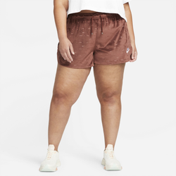 Women's - Nike Air Velour MR Shorts - Brown/White
