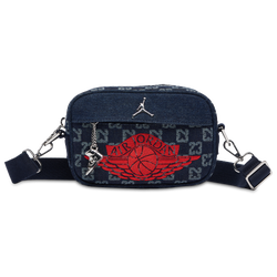 Adult - Jordan Monogram Camera Bag - Dark Indigo Rinse/Red