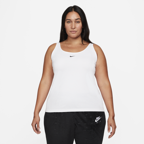 

Nike Womens Nike Plus Sized Essential Cami Tank - Womens White/White