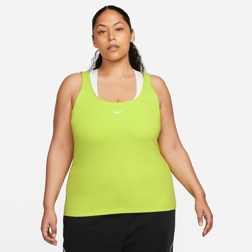 

Nike Womens Nike Plus Sized Essential Cami Tank - Womens Atomic Green/White