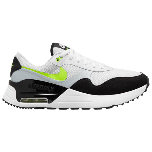 

Nike Mens Nike Air Max System - Mens Shoes White/Black/Volt Size 08.5