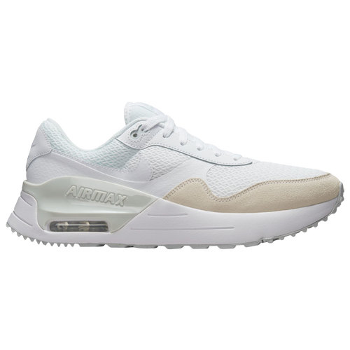 Nike Air Max System Low-top Sneakers In White/platinum