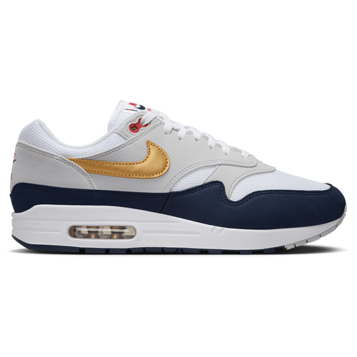 

Nike Mens Nike Air Max 1 - Mens Running Shoes Gold/Navy Size 10.0