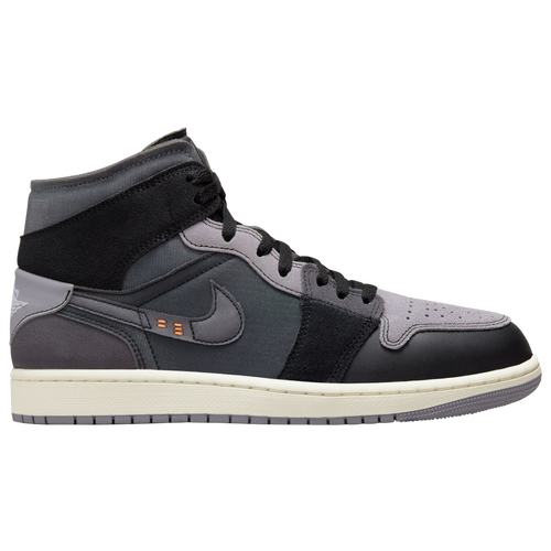 

Jordan Mens Jordan AJ 1 Mid SE - Mens Basketball Shoes Black/Grey/White Size 7.5