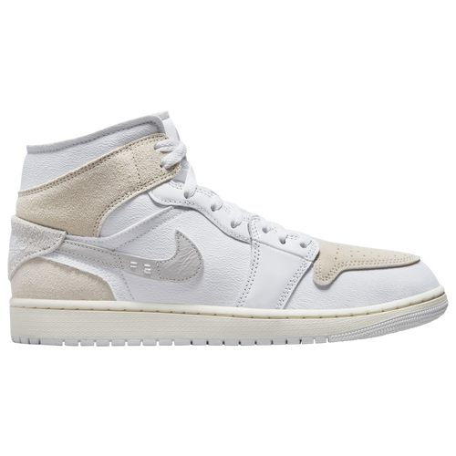 

Jordan Mens Jordan AJ 1 Mid SE - Mens Basketball Shoes Beige/White Size 10.0